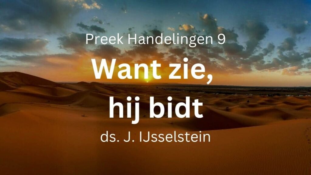 Saulus van Tarsen bidt – Handelingen 9