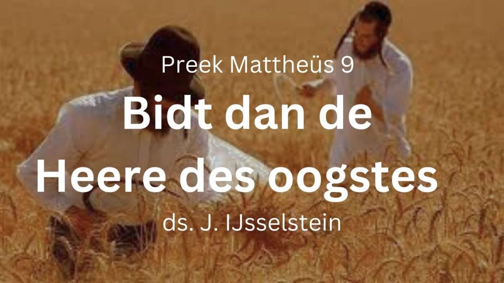 Bidt dan, de Heere des oogstes – Mattheüs 9