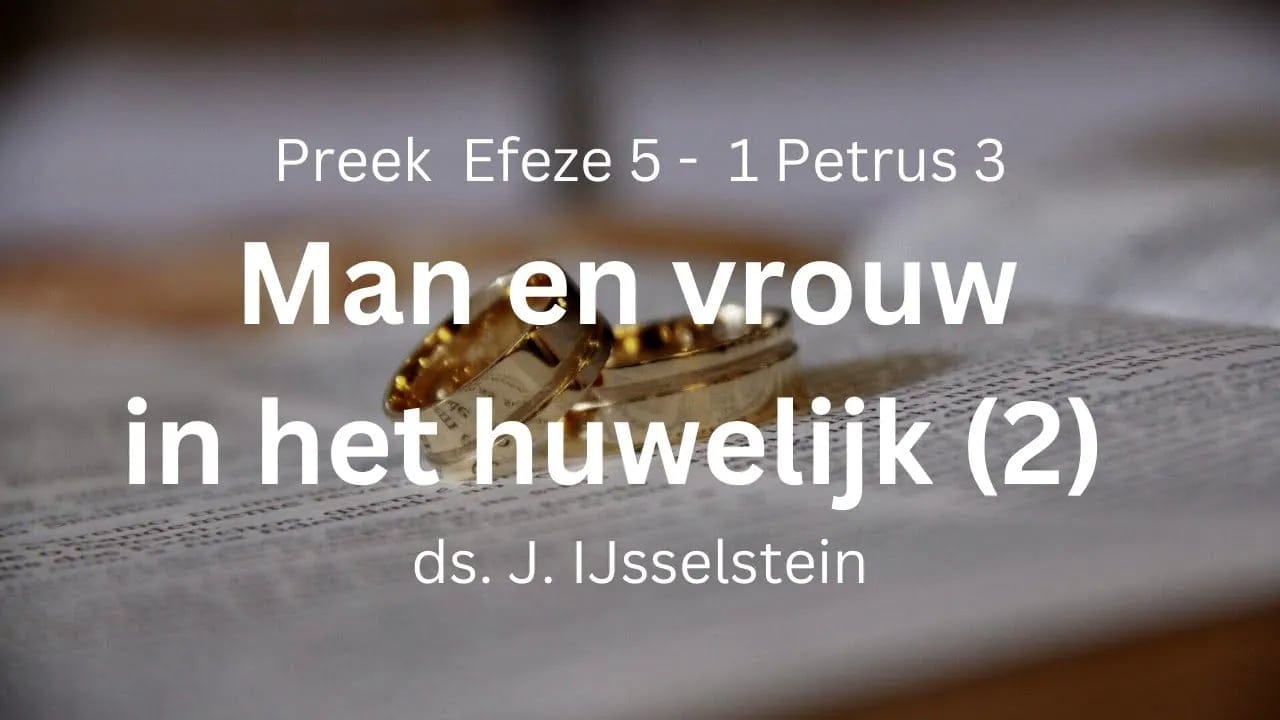 preek man en vrouw in huwelijk hoofd hulp