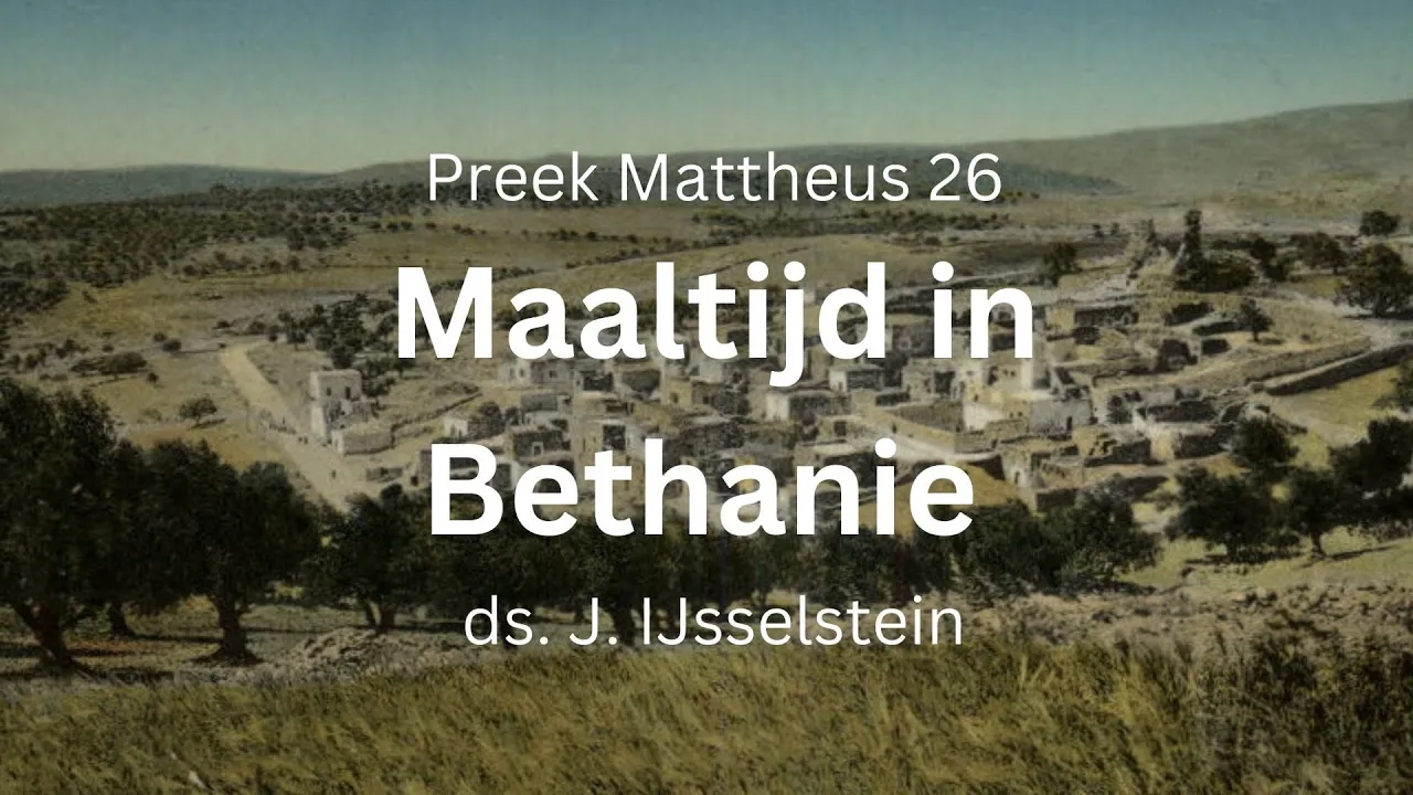 preek zalving maria bethanie
