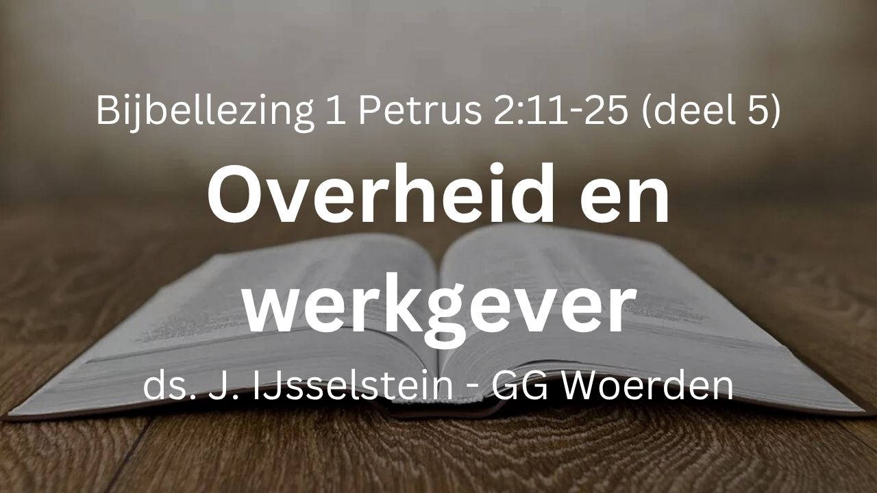 preek overheid en werkgever