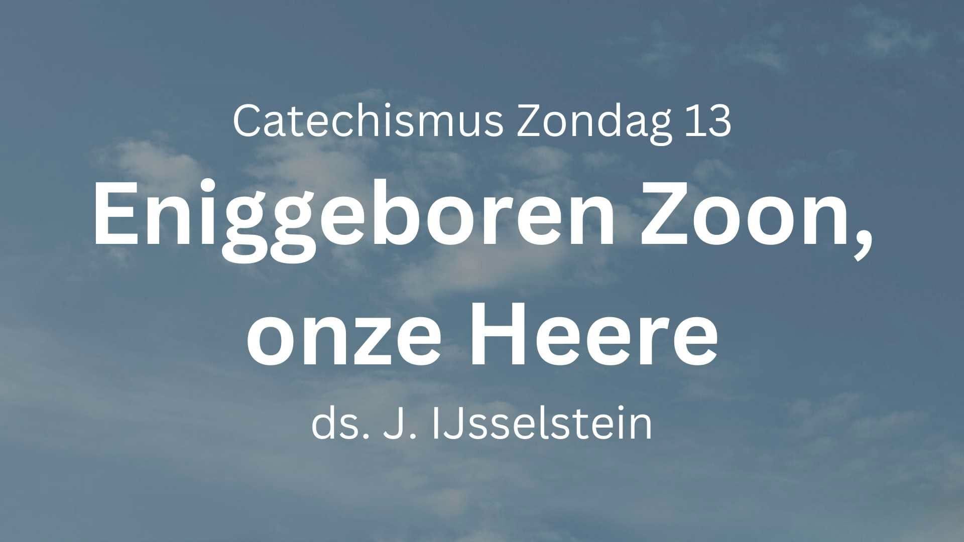 preek zondag 13