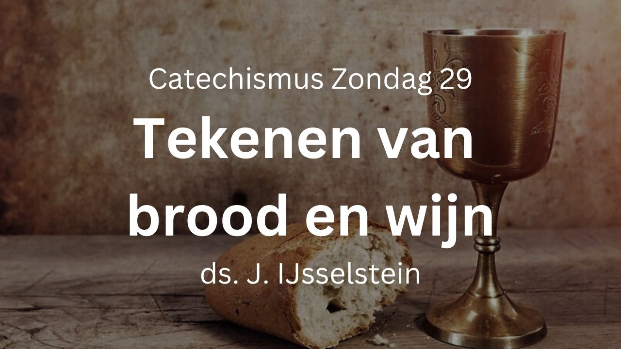 Zondag 29: Tekenen van brood en wijn