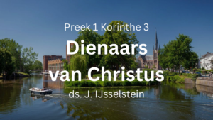 Intredepreek 1 Korinthe 3