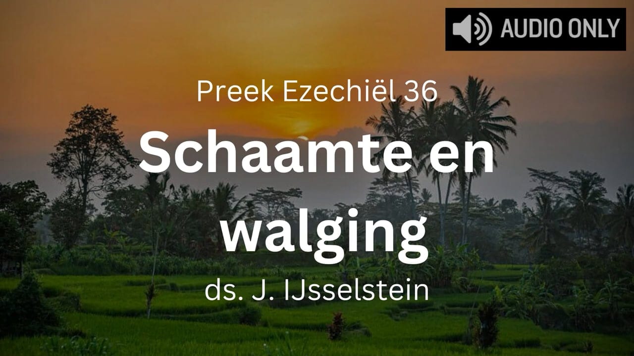 Preek Ezechiël 36 Belofte schaamte en walging