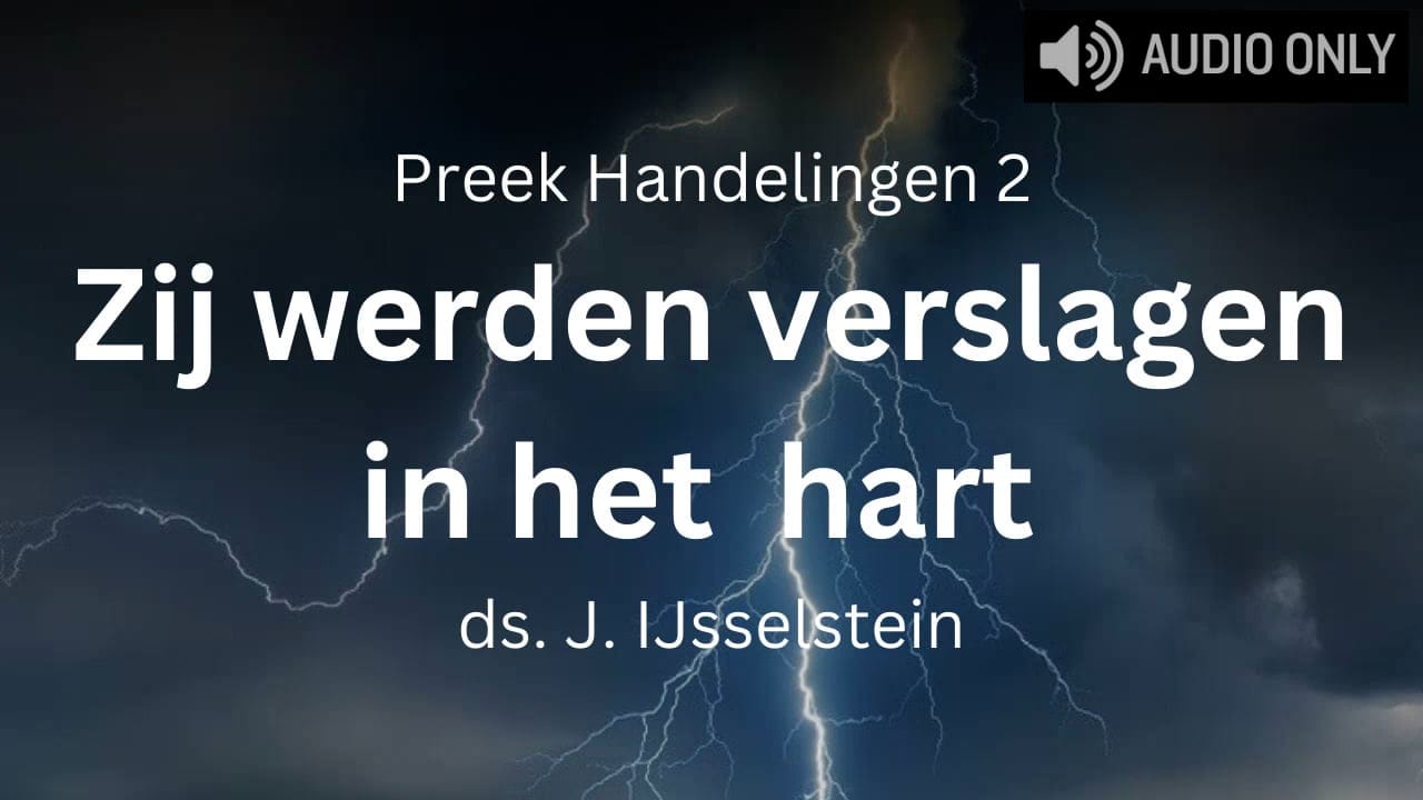 Preek Handelingen 2 Verslagen in het hart