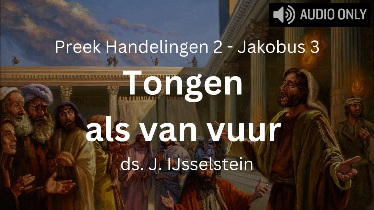 de tong, een vuur