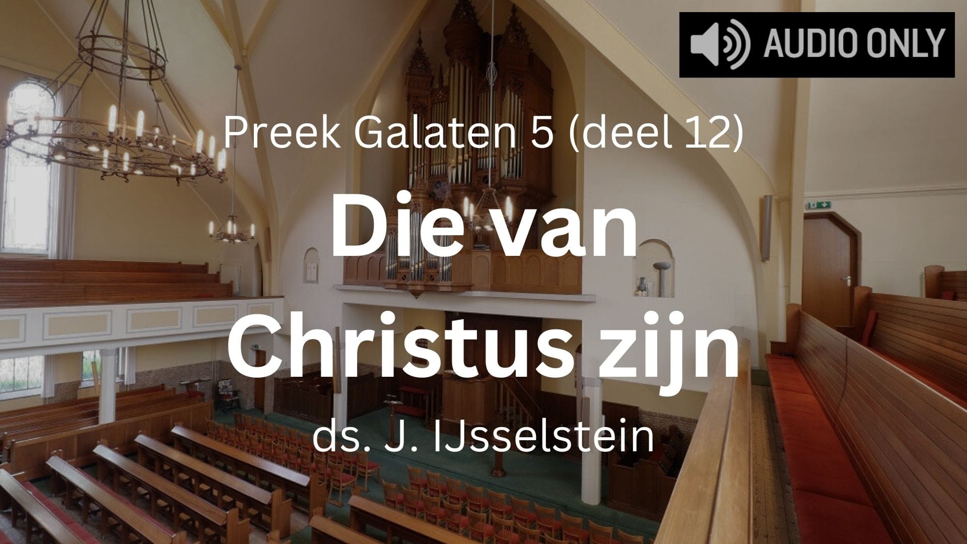 preek die van christus zijn