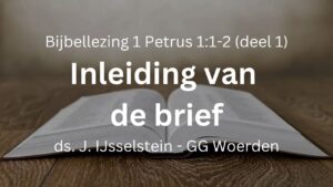 preek inleiding brief petrus