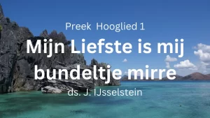 Bundeltje mirre – Hooglied 1 – nabetrachting