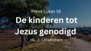 kinderen tot jezus genodigd