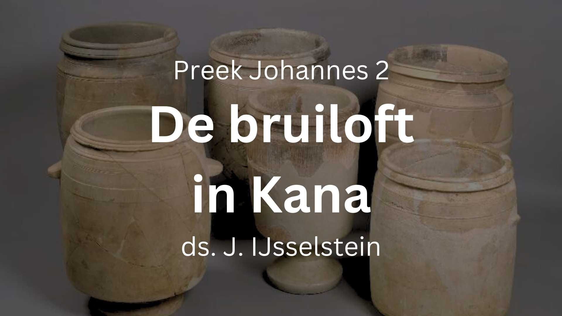 bruiloft in Kana