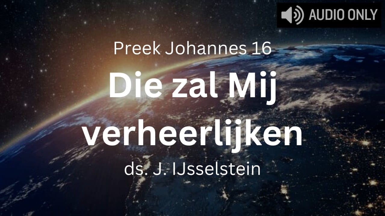 preek die zal mij verheerlijken