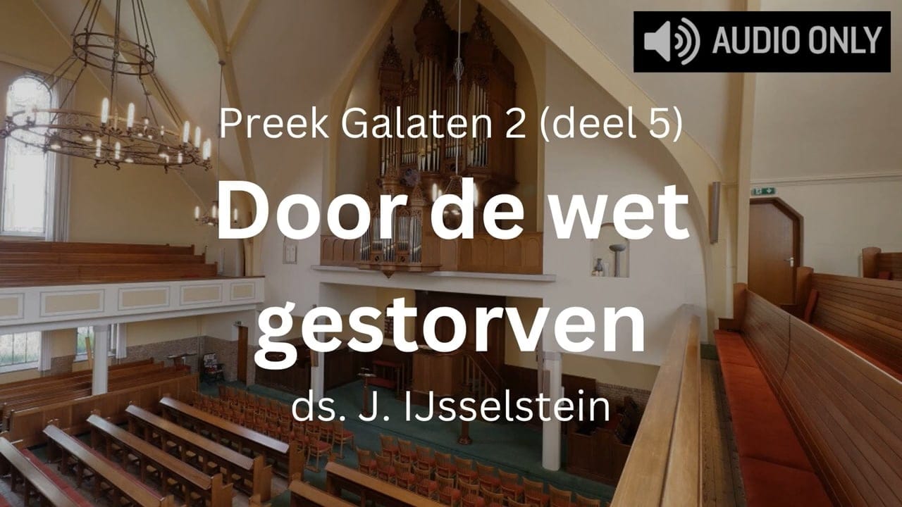 preek door de wet aan de wet gestorven
