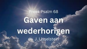 preek gaven wederhorigen
