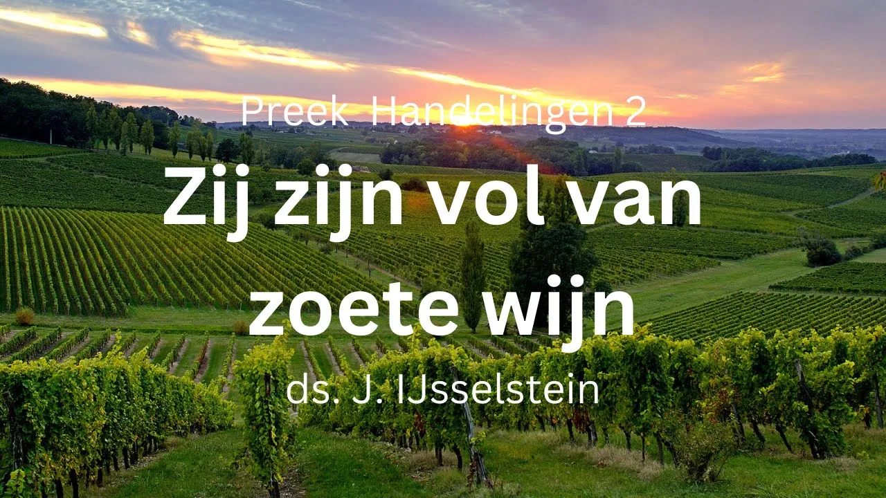 Vol zoete wijn - Handelingen 2