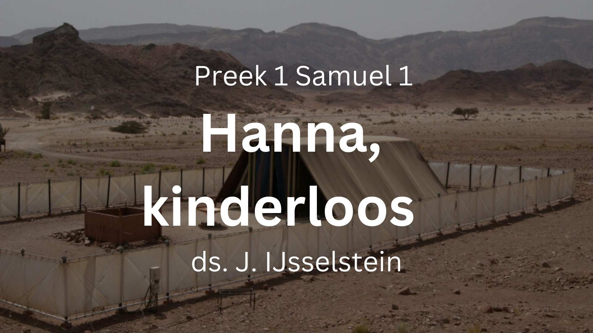 preek hanna kinderloos samuel