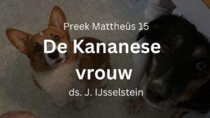 preek kananese vrouw
