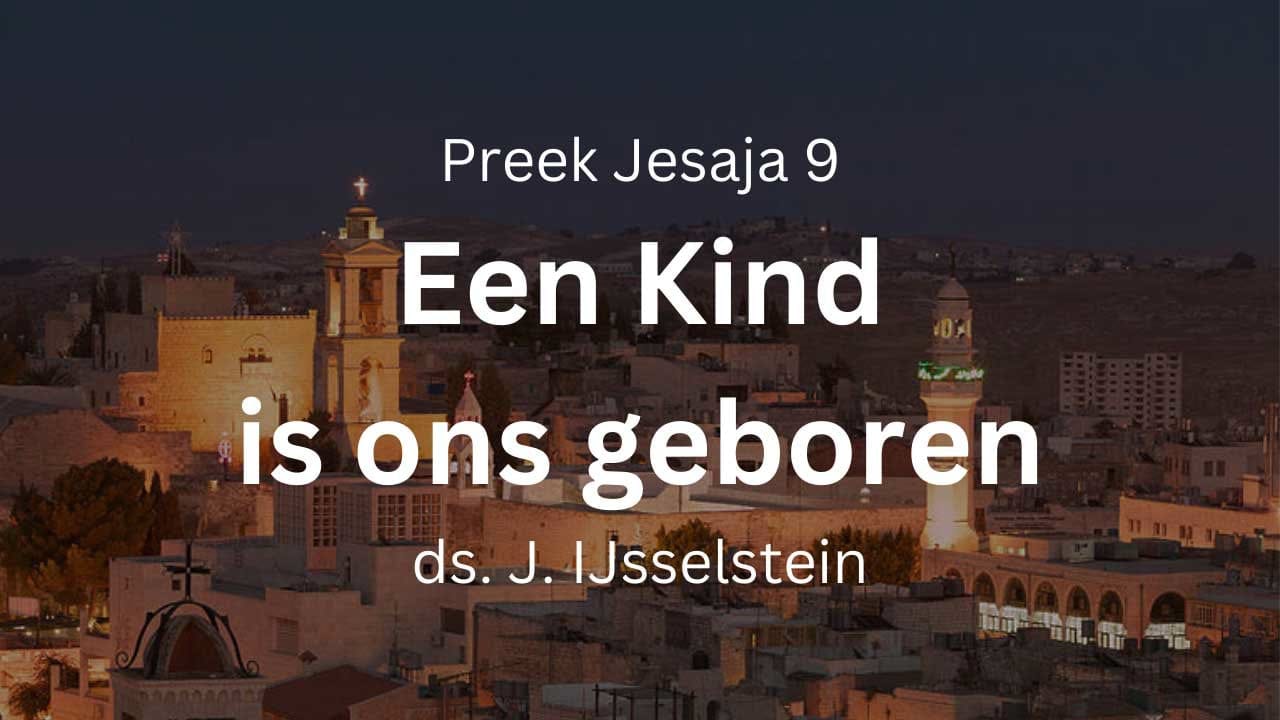 preek kind is ons geboren