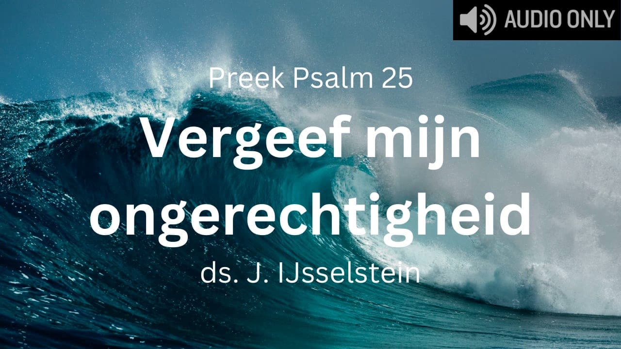 preek psalm 25 vergeef mijn ongerechtigheid