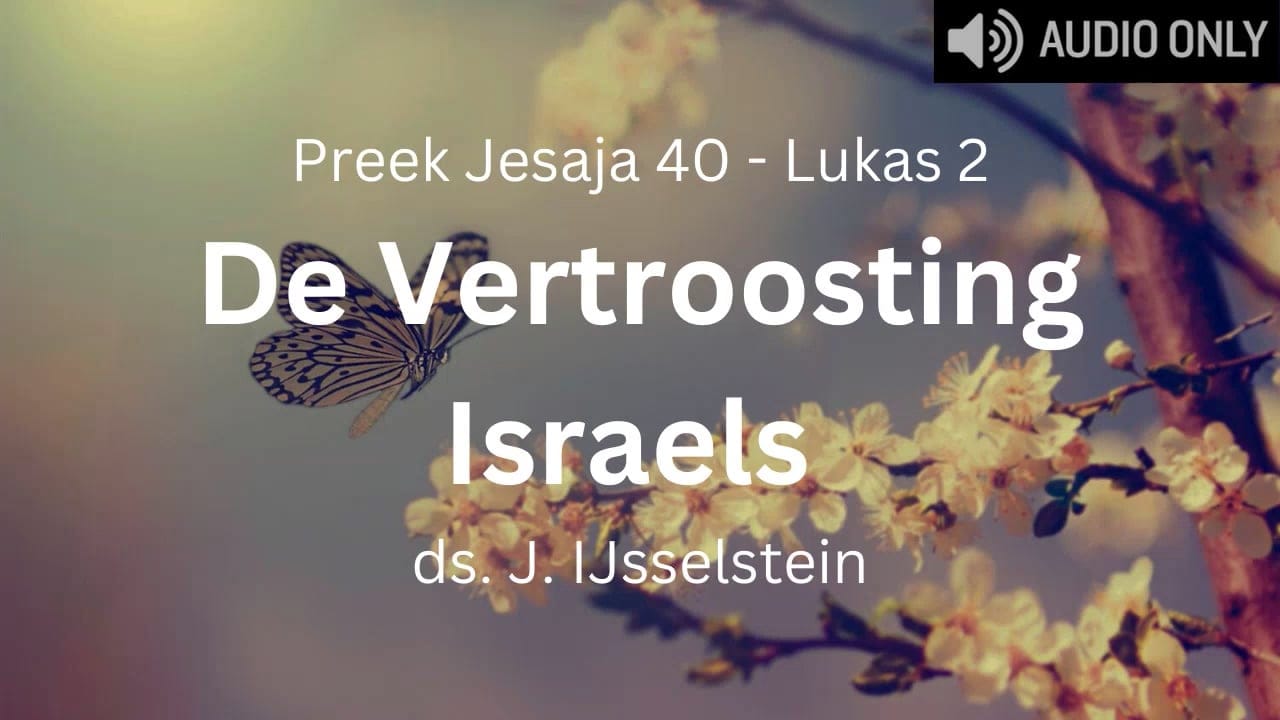 preek vertroosting israels