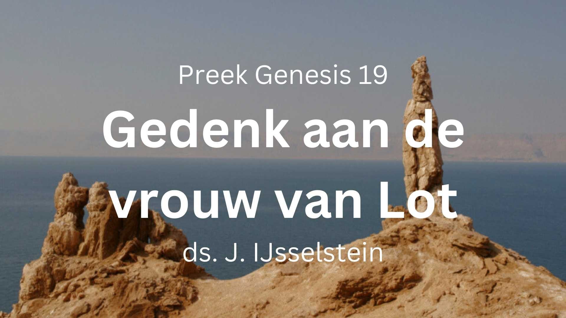 preek vrouw van lot