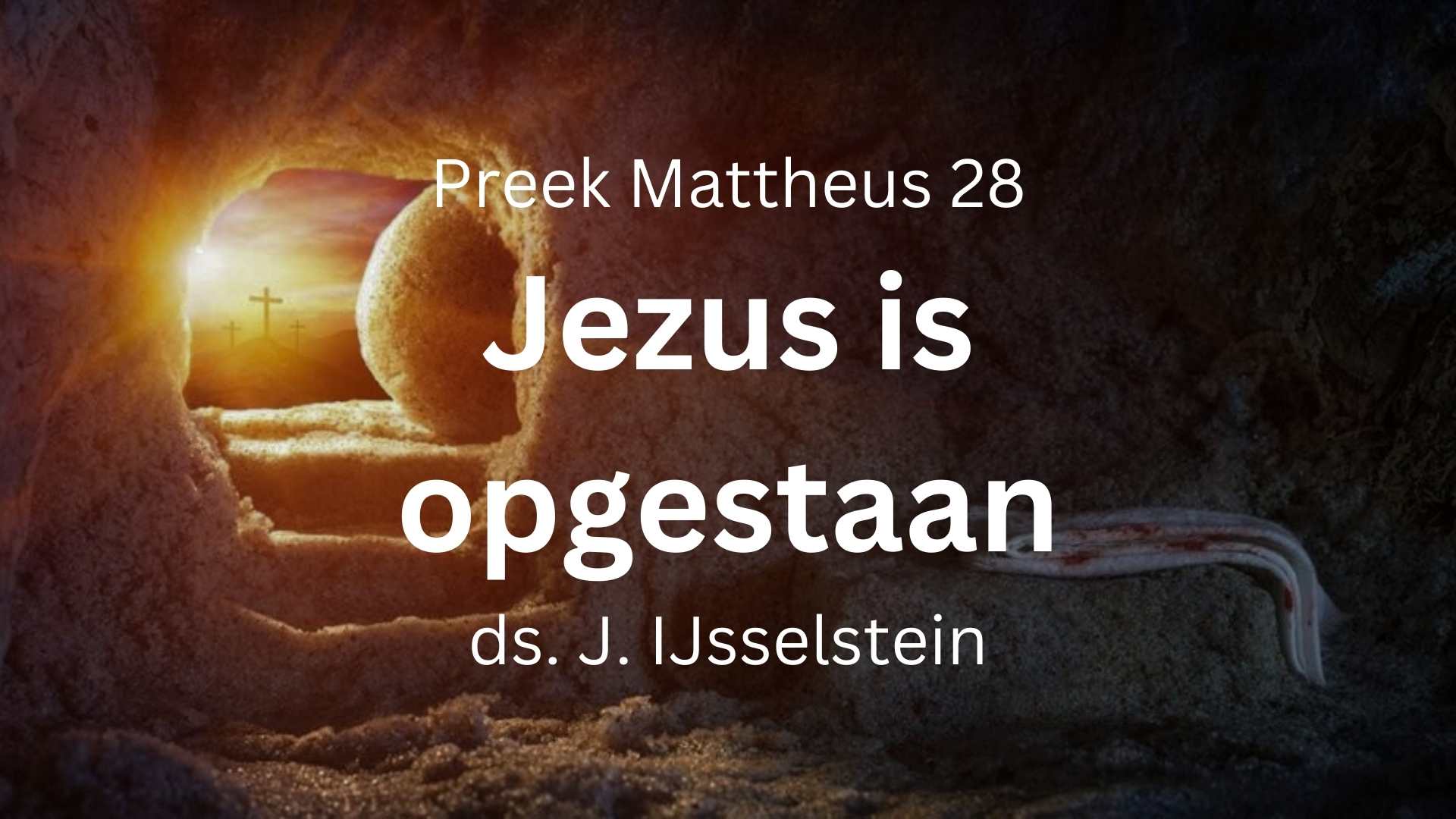 preek vrouwen bij graf hij is opgestaan