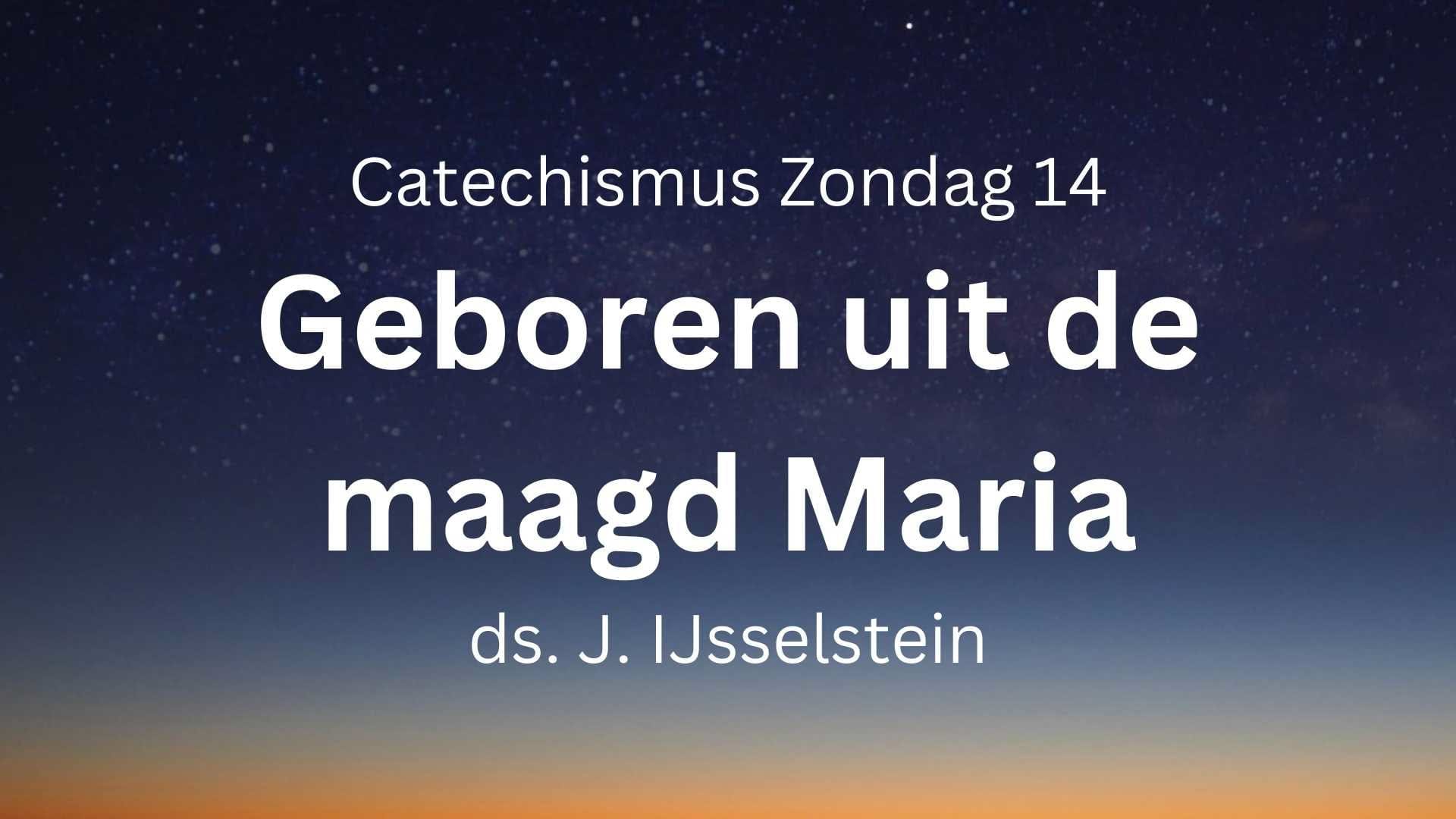 preek zondag 14