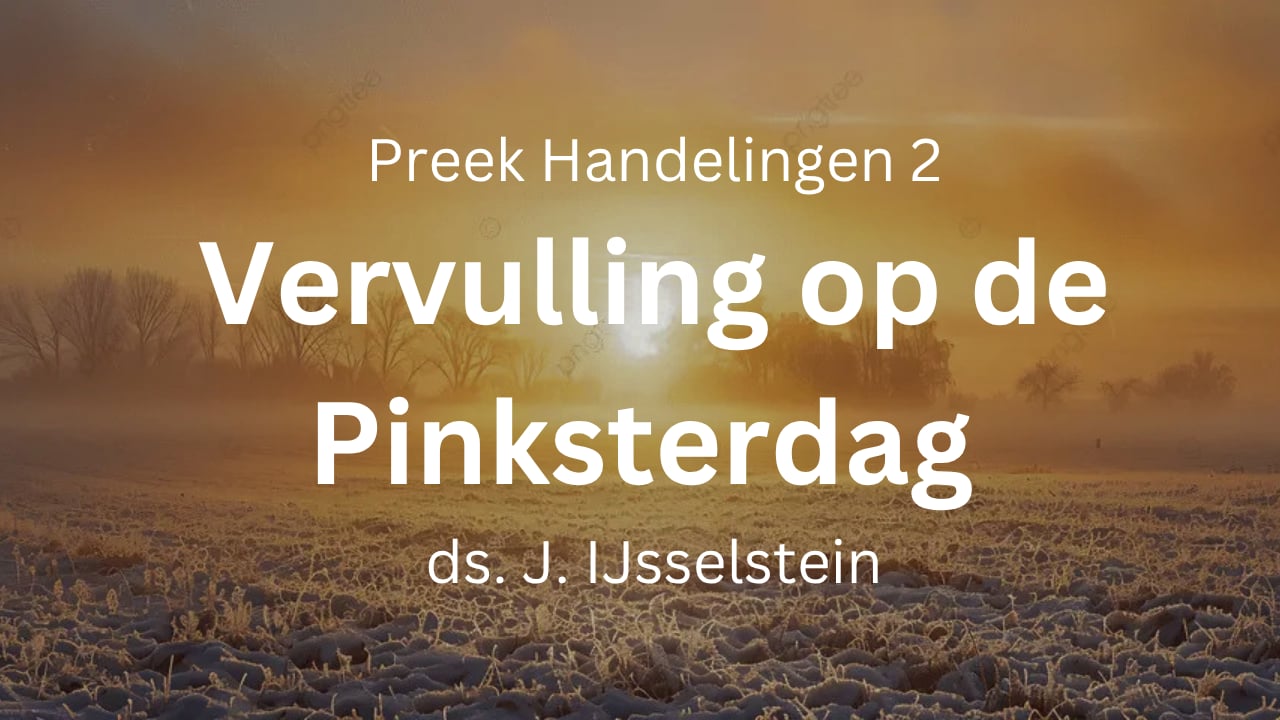 vervulling met de heilige geest