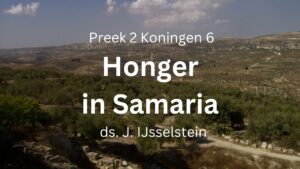 honger in samaria