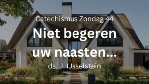 zondag 44 niet begeren